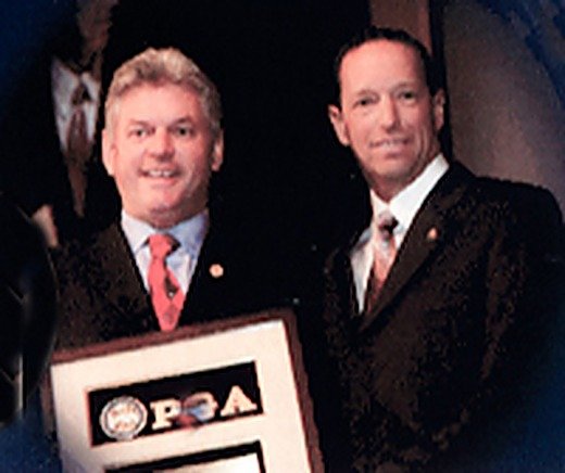 PGA President's Plaque Award presentation